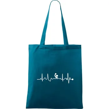 EKG vodní pólo - Taška bavlněná - 42 x 38 cm ( Petrolejová )