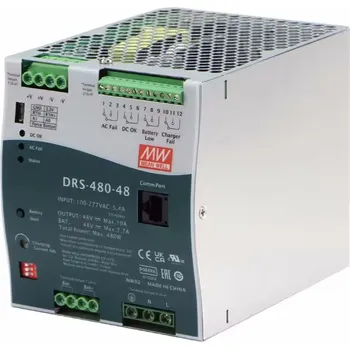 spínaný zdroj Mean Well DRS-480-48 Zdroj na DIN 480W 48V