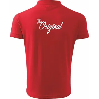 Pánská košile The Original-The Remix - Polokošile pánská Pique Polo 203 - XL ( Červená )