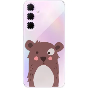 Pouzdro na mobilní telefon Odolné silikonové pouzdro iSaprio - Brown Bear - Samsung Galaxy A55 5G