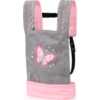 Doplněk pro panenku Bayer Design Nosítko pro panenky (šedá / světle růžová)