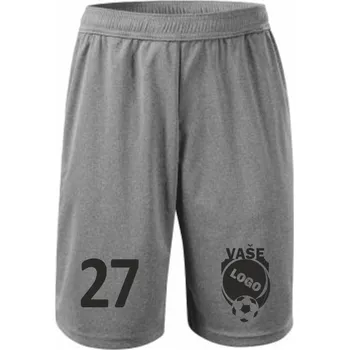 ON-DESIGN Klubové pánské šortky Velikost: XL, Barva: tmavě šedý melír