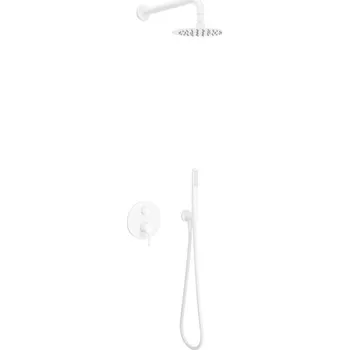 Sprchový set Excellent Pi sprchová sada pod omítku s dešťovou sprchou bílá AREX.SET.1245WH