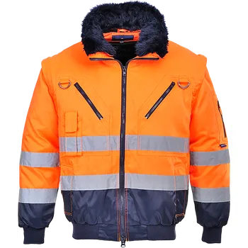 PORTWEST Bunda Hi-Vis 3v1 Velikost: 3XL, Barva: oranžová-námořní modrá
