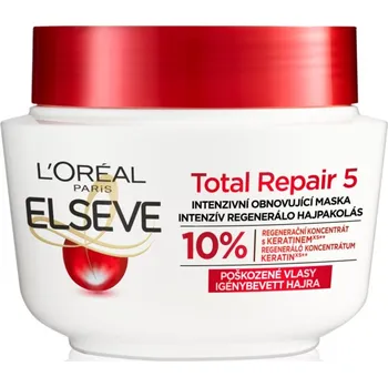 Vlasová kosmetika L’Oréal Paris Elseve Total Repair 5 regenerační maska na vlasy s keratinem 300 ml