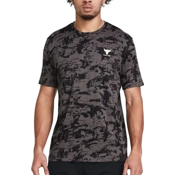 Pánské tričko Triko Under Armour UA Pjt Rck Payof AOP Graphic-BRN 1383194-176 Velikost M