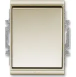 ABB TIME Přepínač střídavý s krytem IP 44, zapuštěný, řazení 6, šampaňská