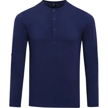 Pánské tričko Premier Pánské triko s dlouhým rukávem PR218 Velikost: M, Barva: indigo