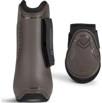 Koňské kamaše Horze Set chráničů s lesklými detaily Barva: Tmavě hnědá, Velikost: Full