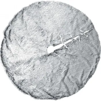 Stojánek na vánoční stromek Potah na stojan pro vánoční stromek šedý šedá 120x120