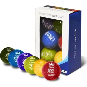 Golfový míček Longridge Keep Calm golfové míčky, 6ks
