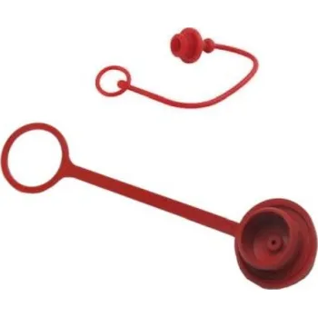 Příslušenství ke kompresoru TS Krytka pro vsuvku rychlospojky AF, DN6,3, BG1 PVC červená