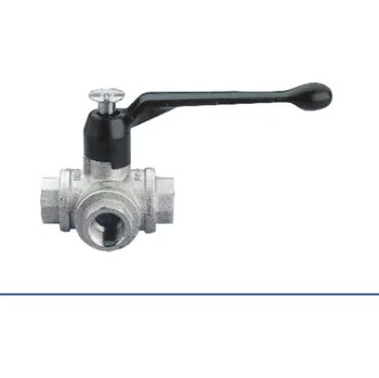 Vodovodní kohout Besta Kohout trojcestný kulový DN 32 6/4" TRIFLUX vrtání T 3VTDN40