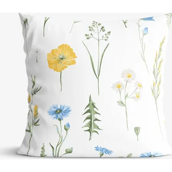 Povlak na dekorativní polštářek Bavlněný povlak na polštář - Česká louka 40 x 60 cm