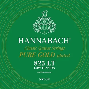 Struna pro kytaru a smyčcový nástroj Hannabach Struna pro klasickou kytaru série 825 Low tension Speciální pozlaceníSada low 8257LT 5898