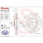 BREMBO Brzdový kotouč XTRA LINE - 326 mm BRE 09.7812.2X