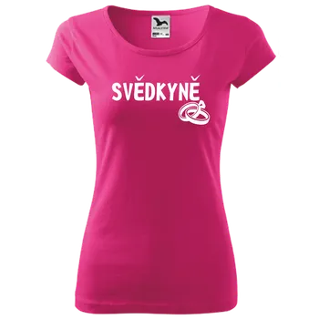 ON-DESIGN Dámské tričko na rozlučku se svobodou SVĚDKYNĚ Velikost: 2XL, Barva: purpurová