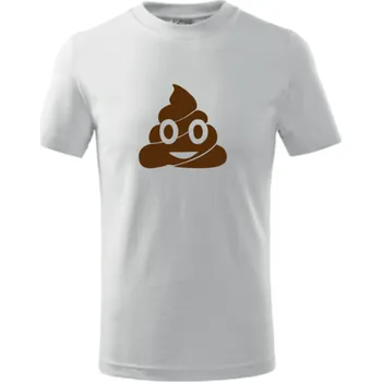 ON-DESIGN Tričko pánské/dětské s EMOJI Velikost: 158 cm/12 let, Barva: bílá