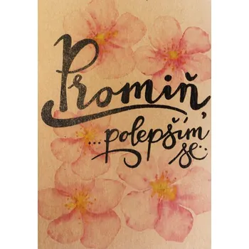 Kalendář Přáníčko BeBechy - recyklovaný papír - Promiň