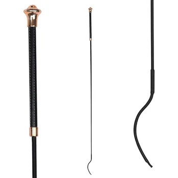 Jezdecký bičík Drezurní bič Waldhausen Noblesse černo/zlatý 110 cm