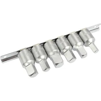 Hlavice zástrčné 1/2" pro olejové výpustě 8-14 mm, 6 ks - Condor