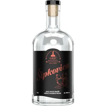 Pálenka GRIČ Šípkovice 0,5 l 50%