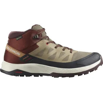 Pánská treková obuv Vysoké outdoorové boty Salomon Outrise Mid GTX M 41 1/3 EUR