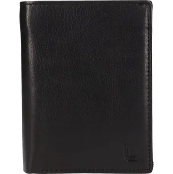 pánská peněženka kožená LG-7646 ČERNÁ BLK