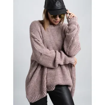 Dámský svetr Moderní svetr COCO MELANG , VELIKOST UNI ( S, M , L )