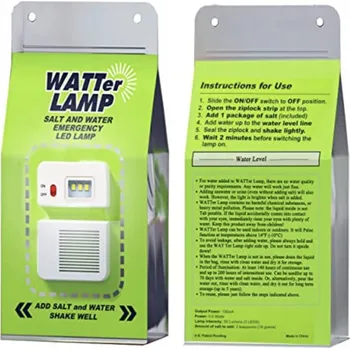 Lampička Watter Lampa - lampa na vodu a sůl