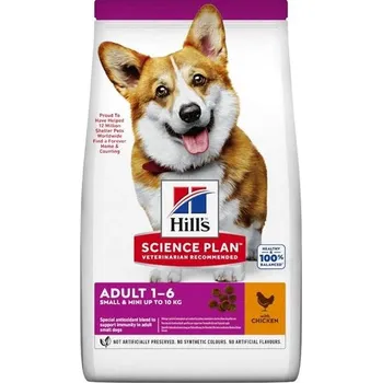 Krmivo pro ptáka Hill's Pet Nutrition s.r.o. Hill's Science Plan Canine Adult Small & Mini Chicken 1,5 kg