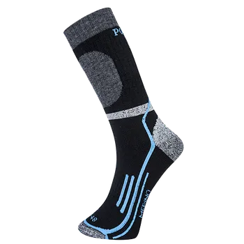 Pánské ponožky PORTWEST Ponožky Winter Merino Velikost: 48, Barva: černá