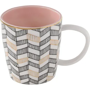 Porcelánový hrnek Geo Energy Pink růžová