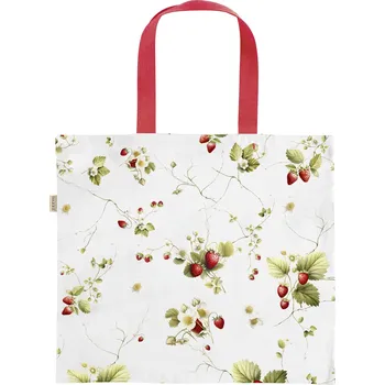 Nákupní taška DARRÉ Jahody bílá