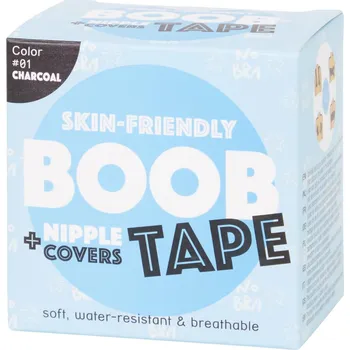 Podprsenka RS BOOB TAPE Push Up páska na pevná prsa + nálepky na bradavky Černá 5ti dílná sada