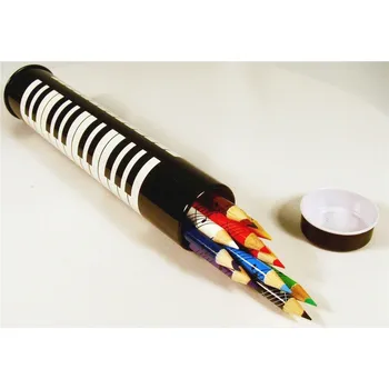 Mechanická tužka Hal Leonard Corporation 12 pastelek v plechové dóze s klaviaturou