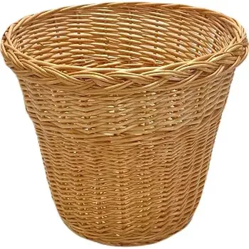 Odpadkový koš Proutěný koš na odpadky střední (Odpadkový koš s copem)