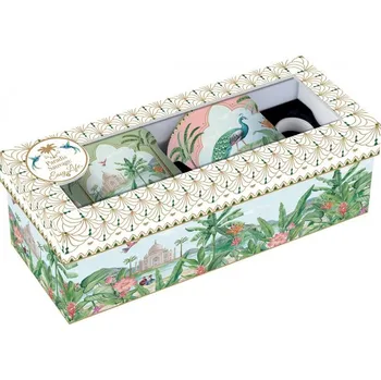 Porcelánové hrnky Paradise Sauvage v dárkové krabičce modrá, růžová