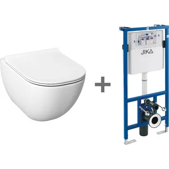 Klozet Jika MIO-N závěsný WC set s modulem a mísou H820714 bez tlačítka