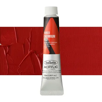 Vodová barva Akrylová barva Holbein Heavy Body - Cadmium Red Balení: 20 ml