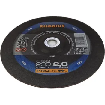 Řezný kotouč TS Kotouč řezný 230x2,0x22,23 mm na ocel PROLINE