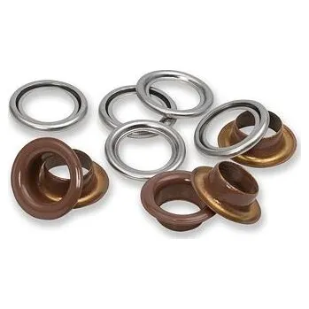 Knoflík Průchodky s podložkou BAREVNÉ 11 mm - PRYM barva hnědá