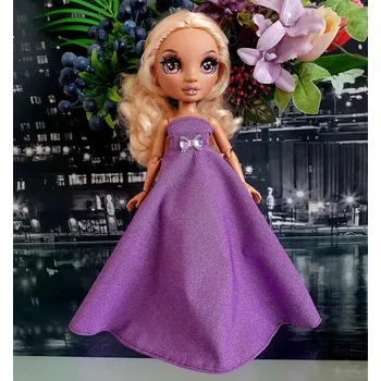 Panenka LOVEDOLLS Rainbow High Fialové šaty