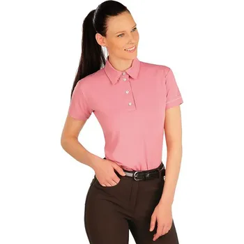 Pánské tričko Litex Polo tričko dámské s krátkým rukávem Barva: Růžová, Velikost: L