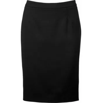 KARIBAN Úzká pouzdrová sukně K732 Velikost: 40, Barva: černá