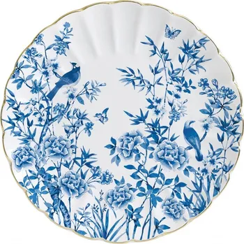 Talíř Porcelánový dezertní talíř Paradise Garden bílá, modrá