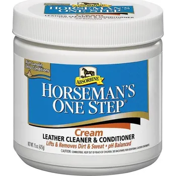 Kosmetika pro koně Čistící balzám na kožené výrobky Absorbine Horseman´s One Step cream | Pro koně