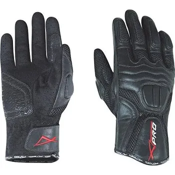 Moto oblečení A-PRO KEYMONT - černé kožené moto rukavice M