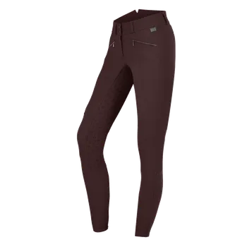 Jezdecké kalhoty ELT Jezdecké rajtky se silikonovým gripem Hella s vysokým pasem Barva: Hnědá, Velikost: 36