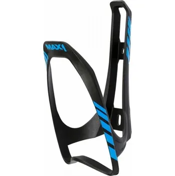 Příslušenství pro cyklistiku košík na láhev Max1 Evo, černá/modrá 400663